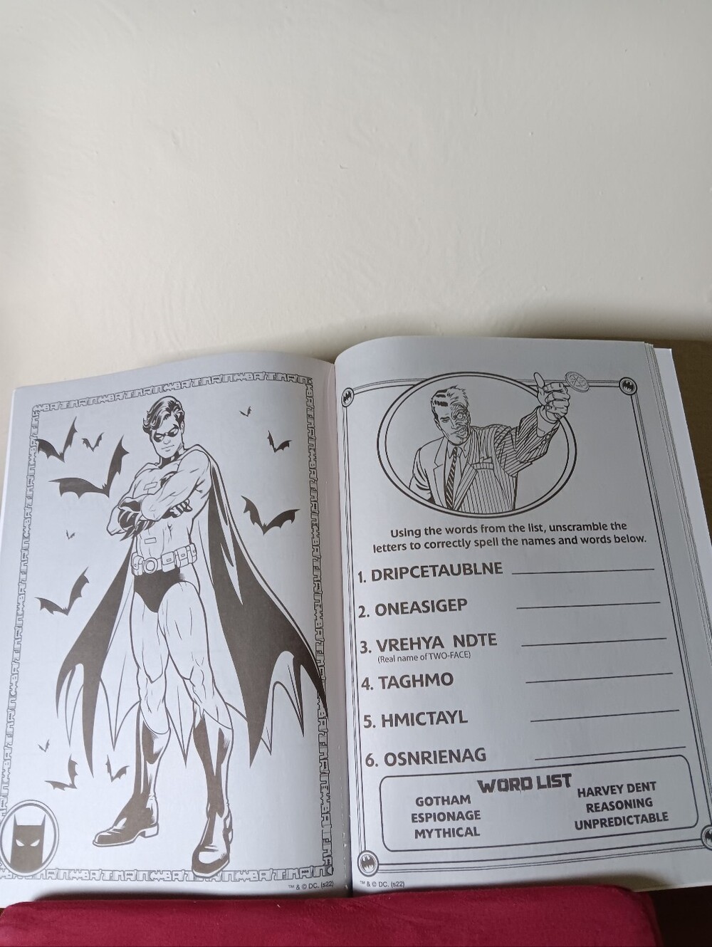 BAT-MAN Coloring Book Bundle - Picture 7 of 16